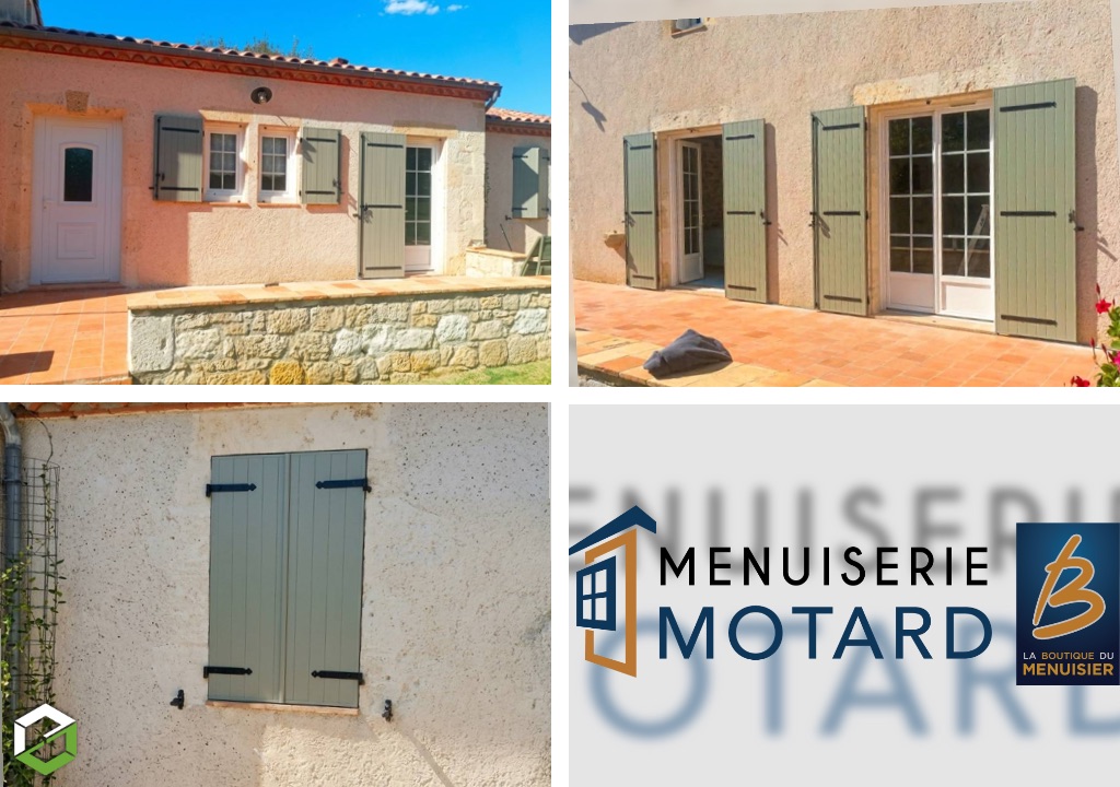  Remplacement de volets battants en aluminium MISTRAL