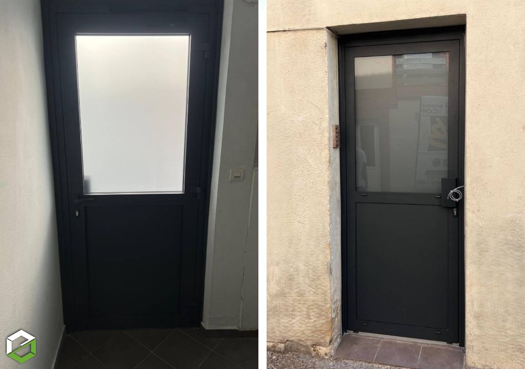 Porte d’entrée aluminium haute performance – Élégance, sécurité et confort