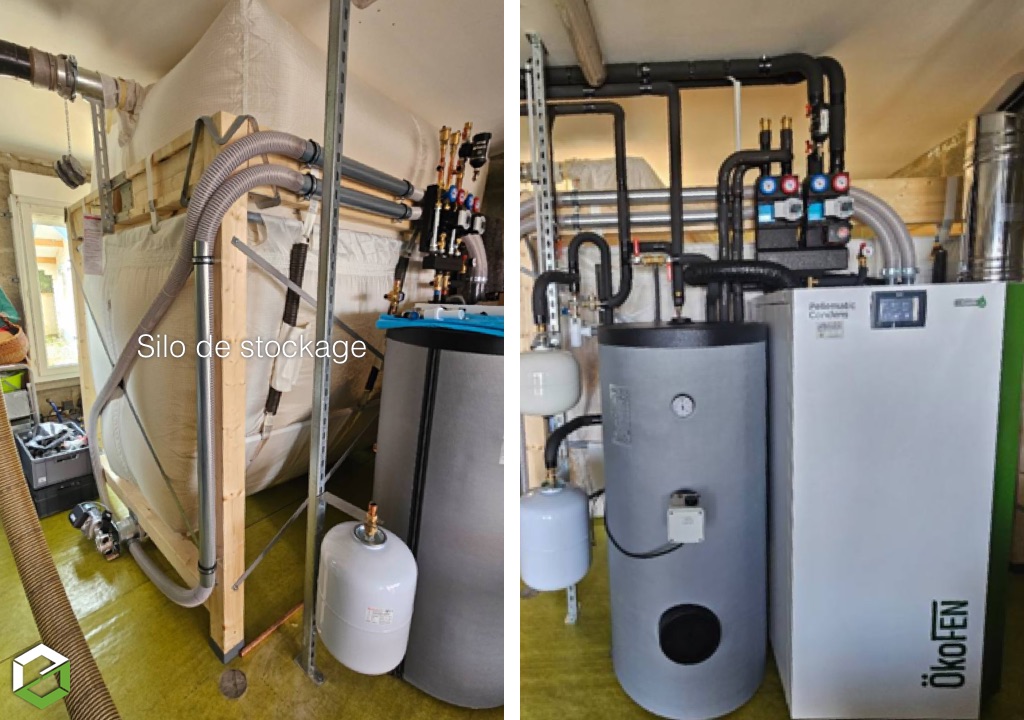 Installation d'une chaudière à granulé de bois OKOFEN Condens - RGE Qualibois