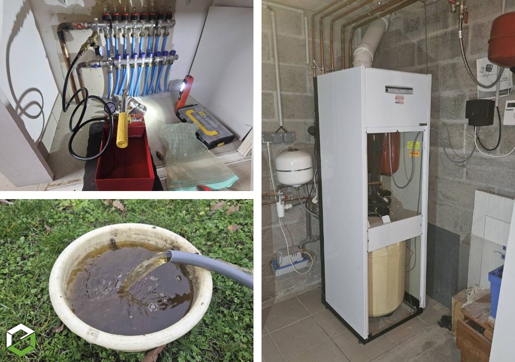 Désembouage plancher chauffant à eau-Eure (27)