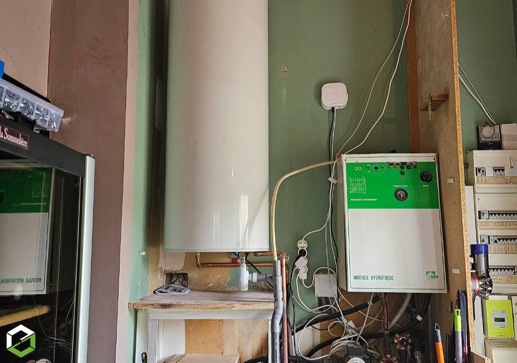 installation d'un chauffe-eau atlantic de 200 litres