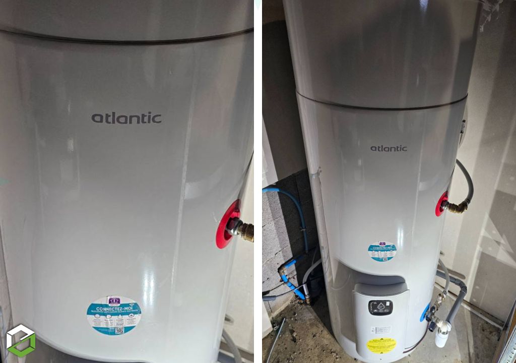 installation d'un chauffe-eau thermodynamique atlantic
