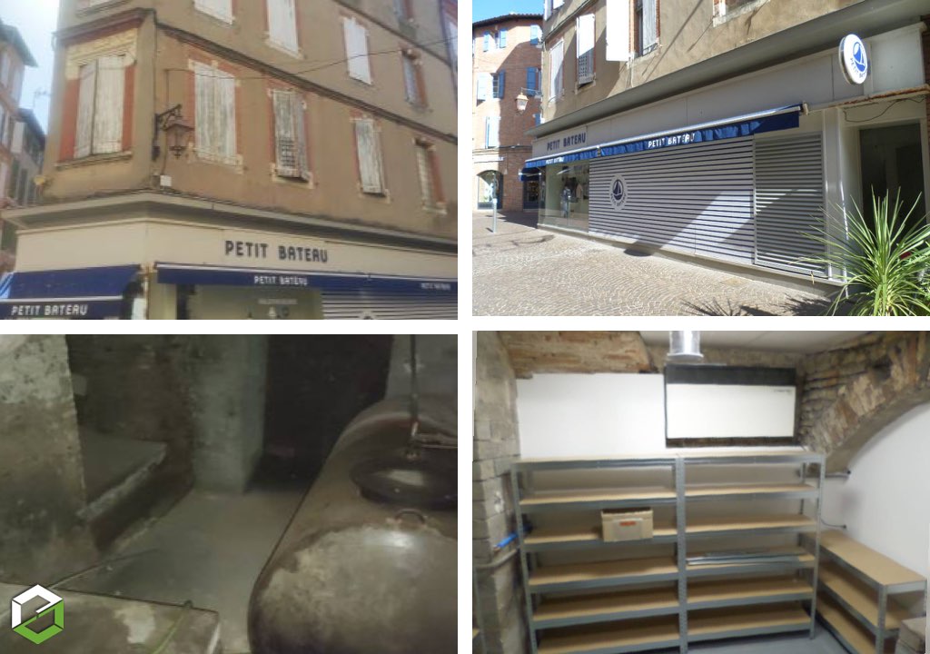 Consultez la chantier : traitement  rh% - création d'une zone de stockage dans des caves historiques
