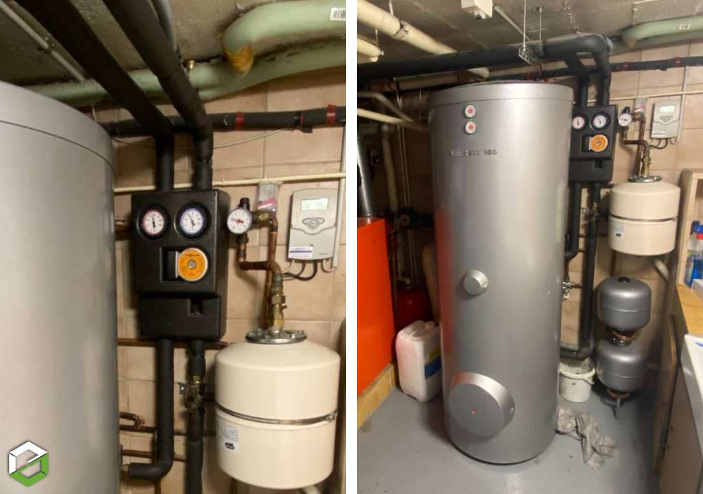Consultez la chantier : entretien / dépannage d'une installation et production d'eau chaude sanitaire solaire cesi viessmann (sgdb - 91)