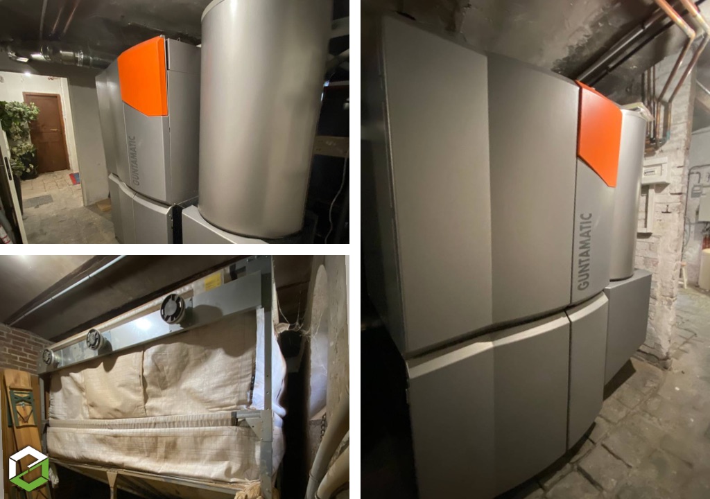 dépannage et entretien chaudière à granule guntamatic biocom 75 kw
