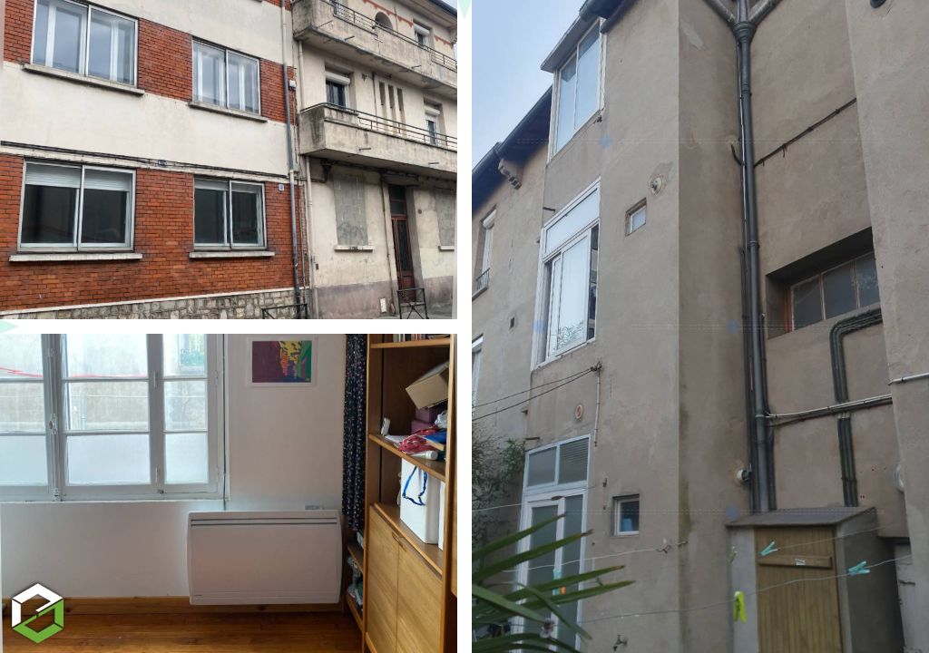 Rénovation énergétique écologique d'une copropriété avec isolation par l'extérieur et changement des menuiseries