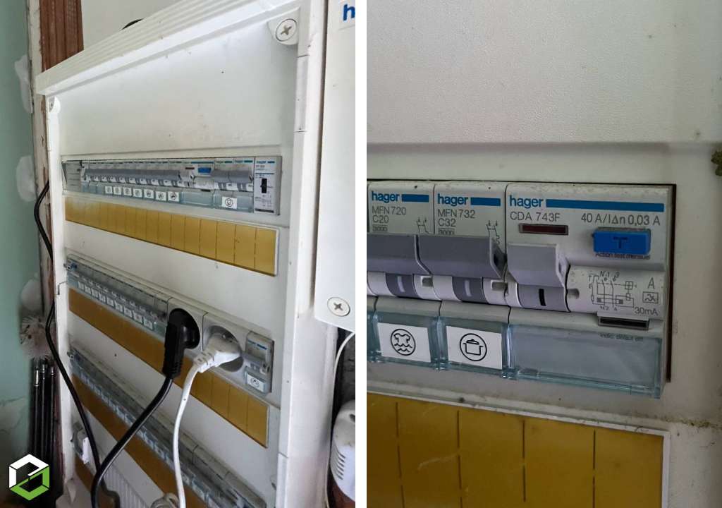 Consultez la chantier : mise en conformité d'un tableau électrique - remplacement de protections différentielles - entreprise rge