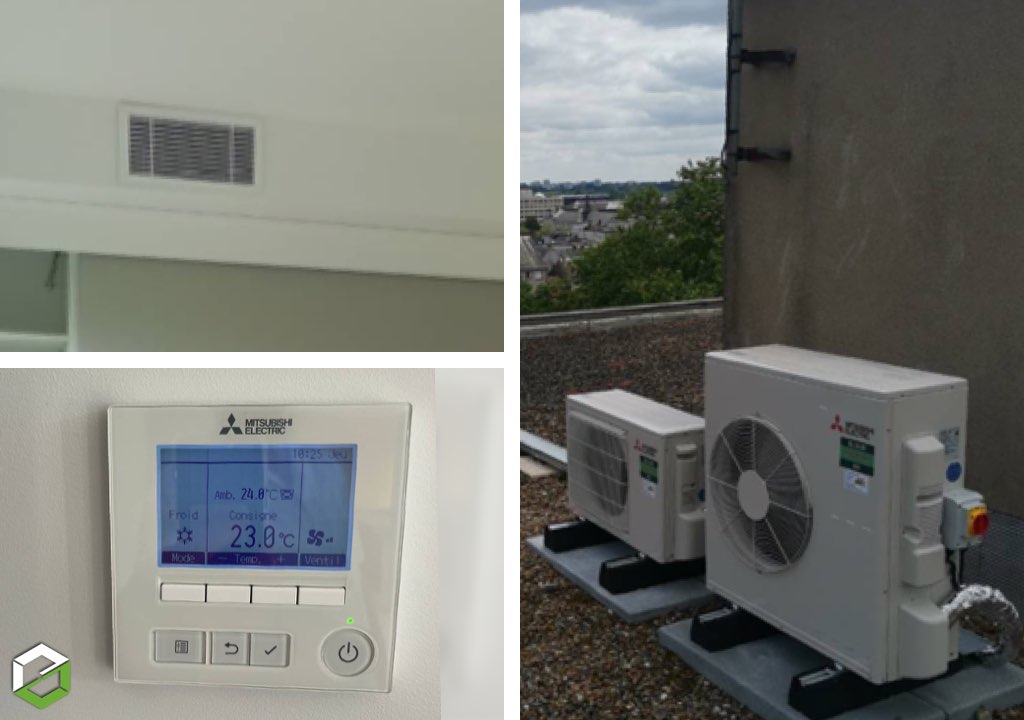 installation-d-une-climatisation-pompe-a-chaleur-air-air-par-deux-gainables-mitsubishi-electric-entreprise-rge-qualipac-indre-et-loire-37