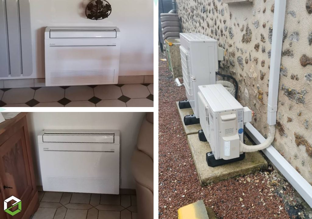ENTRETIEN POMPE A CHALEUR AIR AIR - CLIMATISATION près de Loches au Sud s de Tours - Entreprise RGE QualiPAC