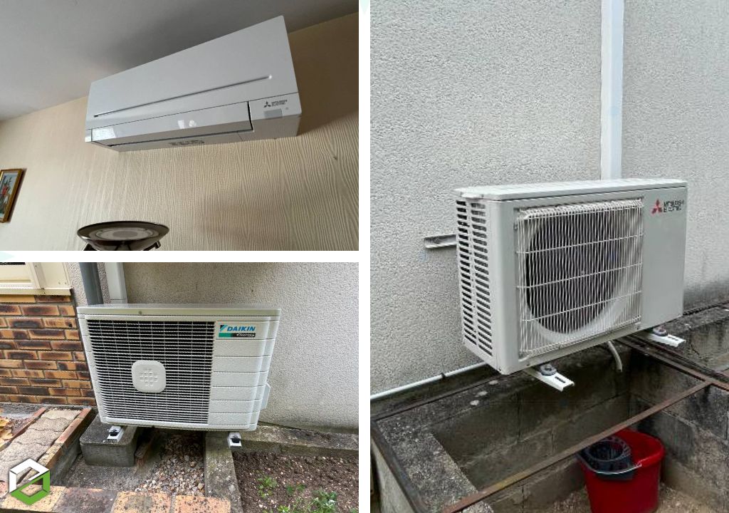 Dépannage climatisation, pompe à chaleur air/air Mitsubishi Electric et Daikin (pompe à chaleur aérothermique)