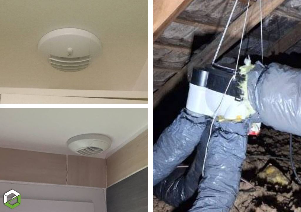 Consultez la chantier : pose d'une ventilation hygroréglable contrôlée unelvent série basse consommation - entreprise rge