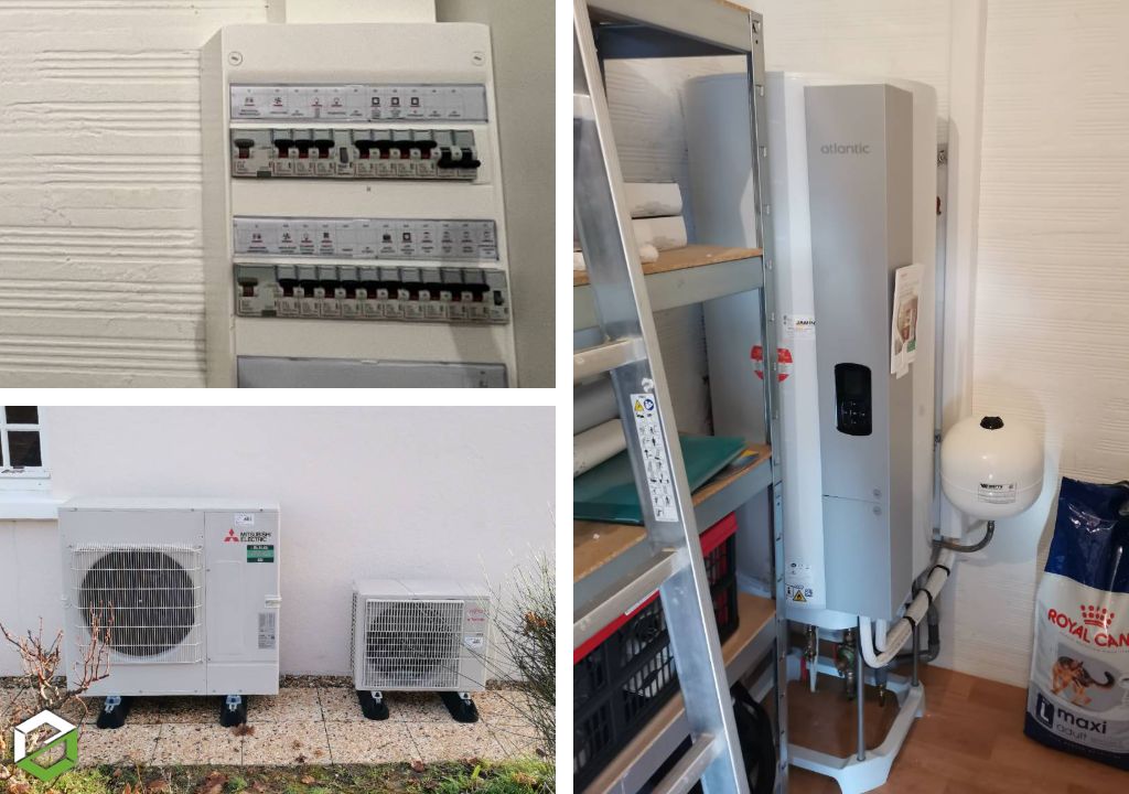installation d'un chauffe-eau thermodynamique atlantic pour la production d'eau chaude