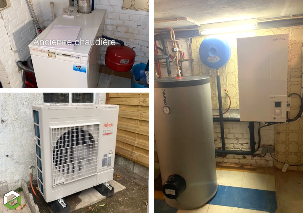 Installation d'une PAC air/eau ATLANTIC - Installateur RGE Qualipac