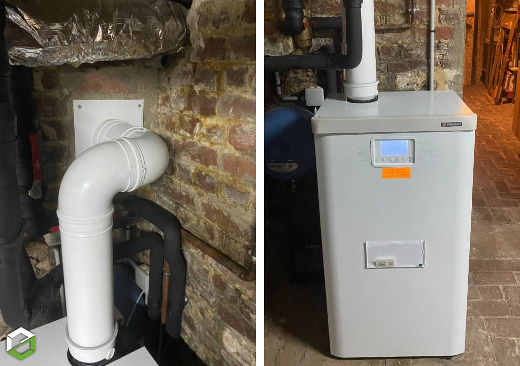 Installation d'une chaudière gaz Frisquet de 32 KW 