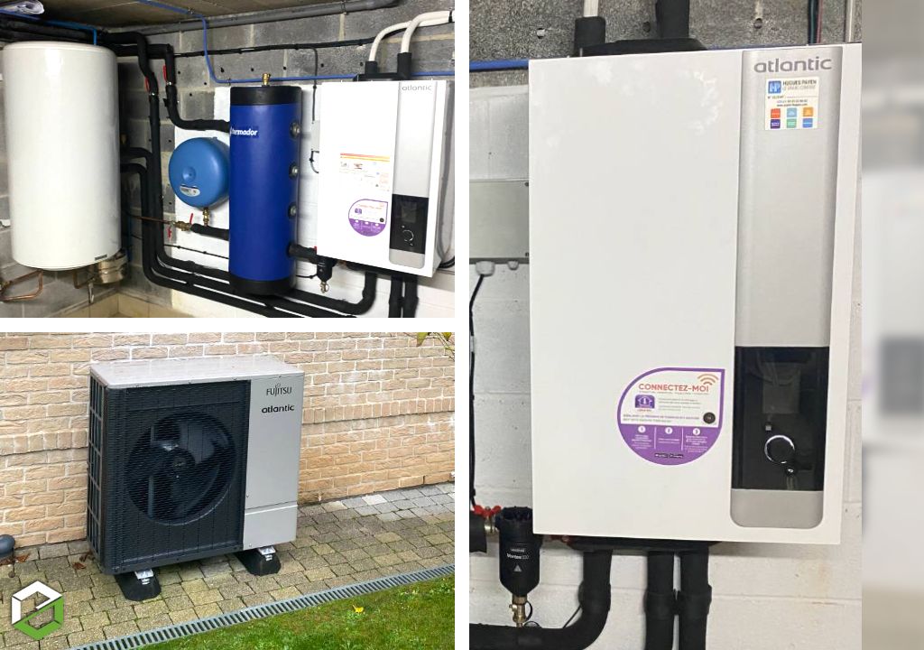 Installation d'une pompe à chaleur Atlantic - Chauffagiste ARRAS RGE 