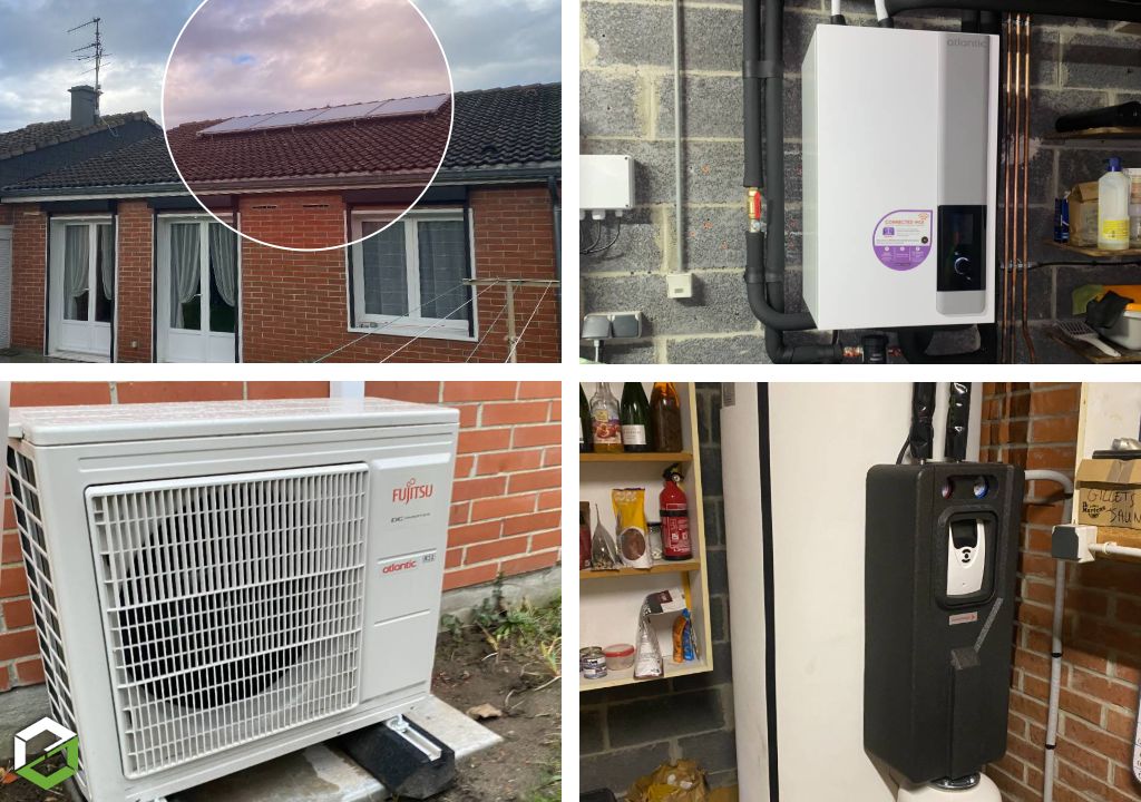 Installation d'un chauffage solaire SSC avec une PAC - Chauffagiste RGE Qualisol 