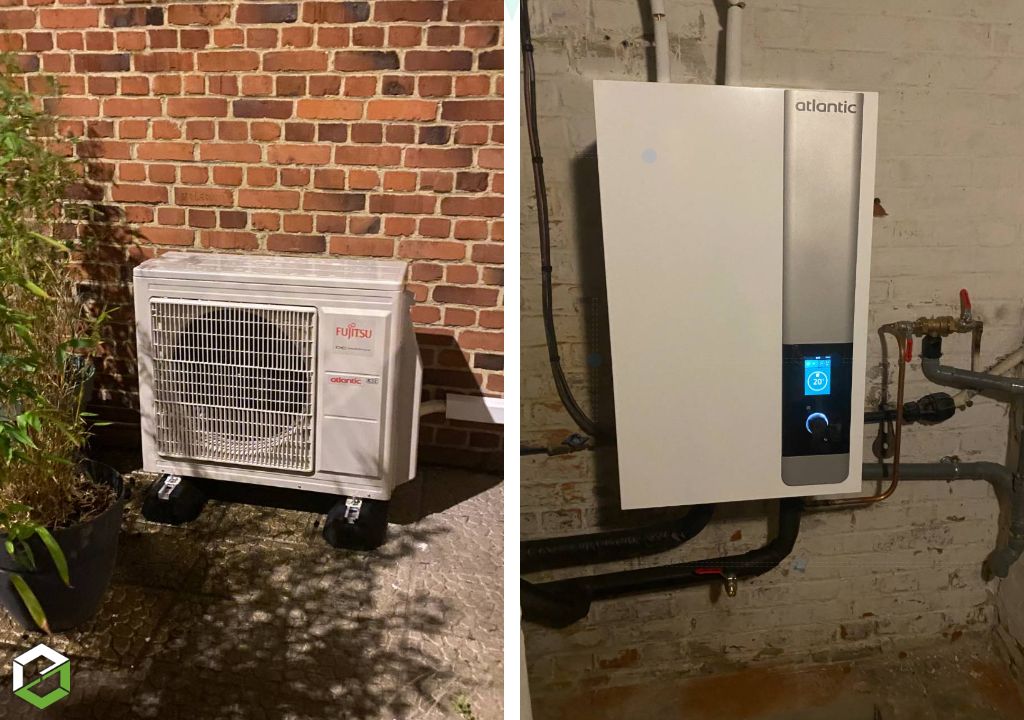 Remplacement d'une chaudière gaz par une PAC air/eau Atlantic - RGE Chauffagiste QUALIPAC