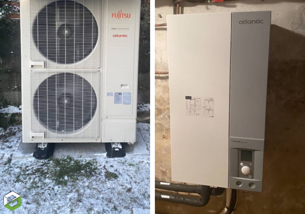 Remplacement d'une chaudière gaz par une PAC air/eau - RGE Chauffagiste Qualipac