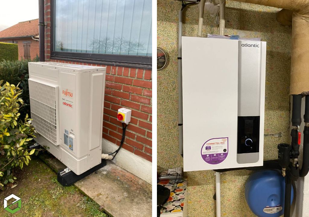 Remplacement d'une chaudière fioul par une PAC air/eau Atlantic - Chauffagiste RGE QualiPac