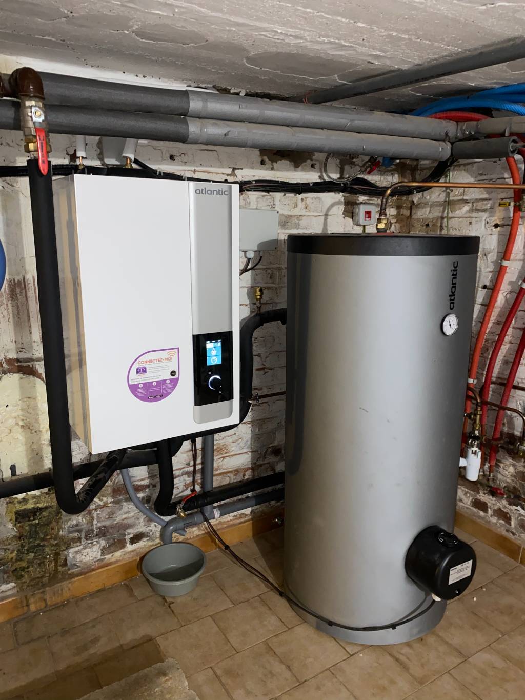 Installation d'une pompe à chaleur air/eau à la place d'une chaudière fioul - Installateur RGE QualiPAC