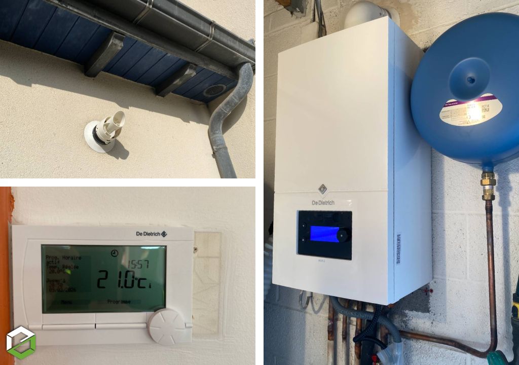 Installation d'une chaudière gaz condensation THPE - Installateur gaz RGE