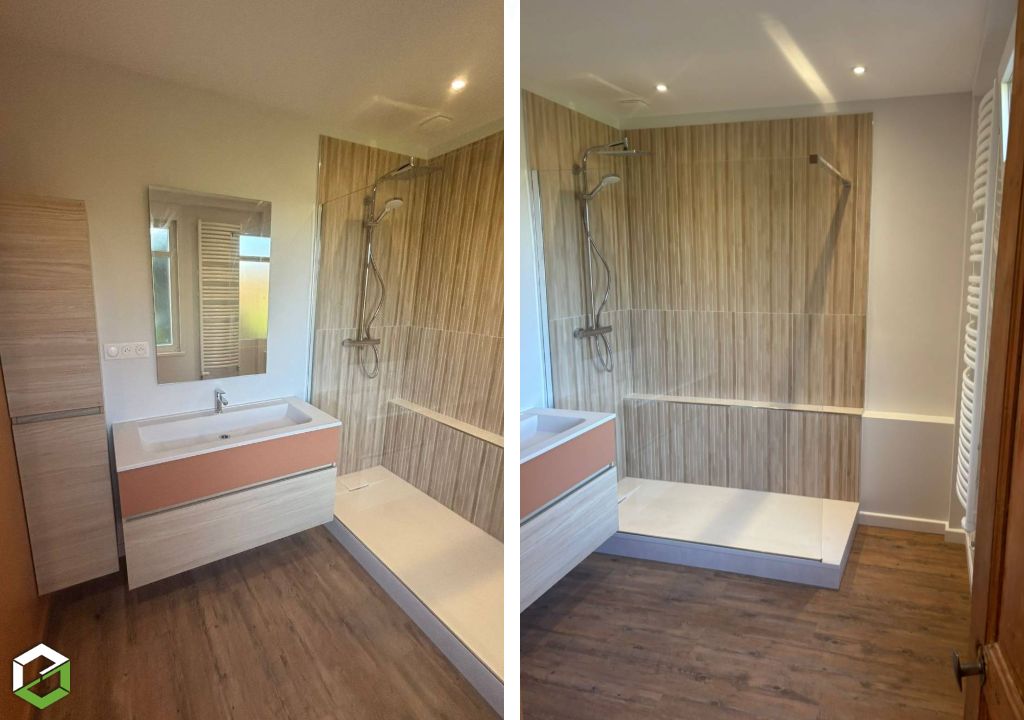 Rénovation d'une salle de bains - Plombier Sanitaire et Chauffagiste