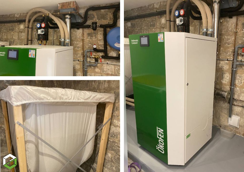 Consultez la chantier : installation d'une chaudière okofen à granulés de bois - rge qualibois