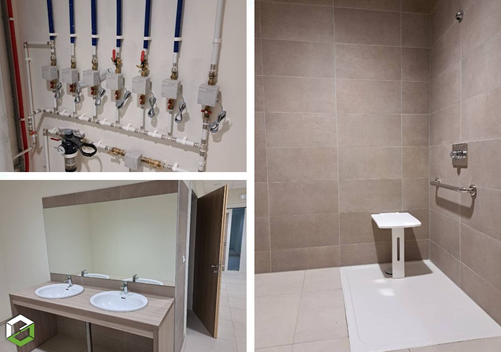 Installation sanitaire complète pour professionnels
