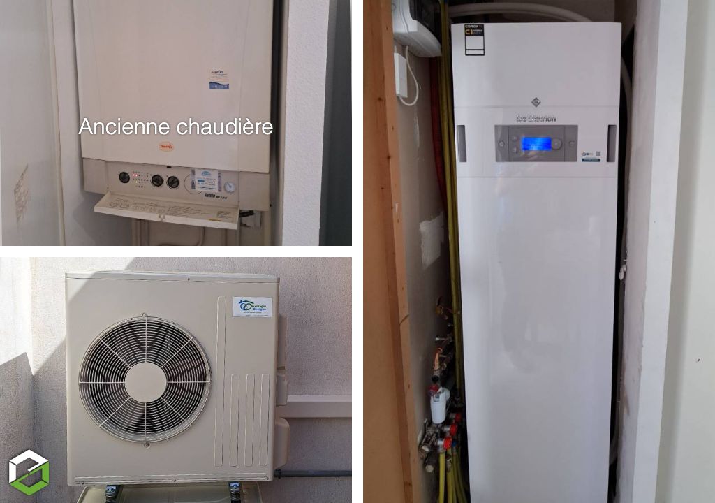 installateur rge qualipac - installation pompe à chaleur air eau de dietrich strateo 4kw - prime cee et maprimrénov