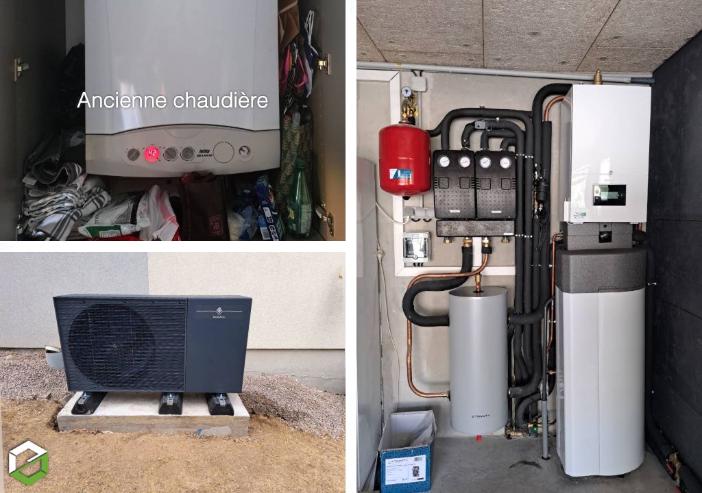 Installation d'une Pompe à Chaleur Air/Eau DE DIETRICH ALEZIO COMPACT 6kW R290 - Prime CEE et MaPrimRénov