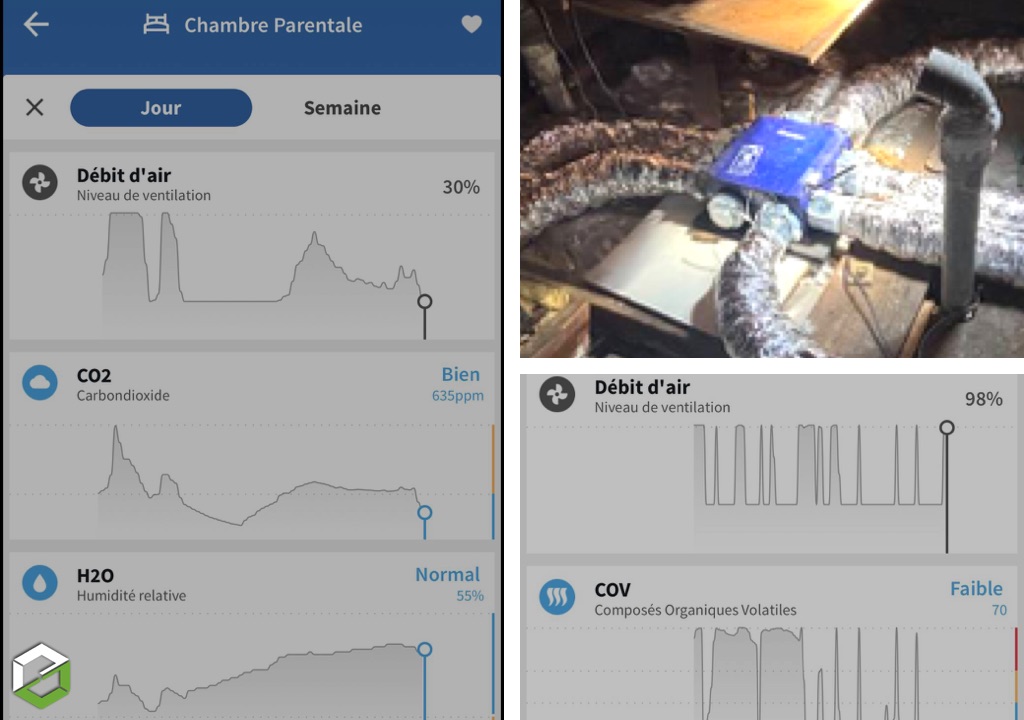 Consultez la chantier : installation d'une vmc intelligente renson healthbox 3 0 rge ventilation