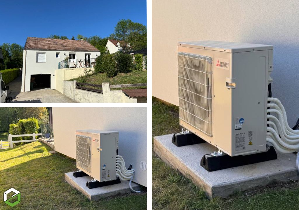 installation d'une pac air air entreprise rge qualipac