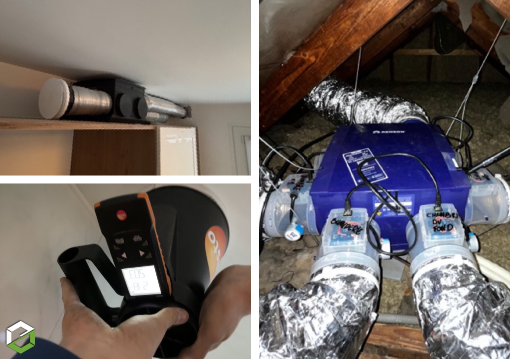 Consultez la chantier : installation d’un système de ventilation intelligent dans un pavillon