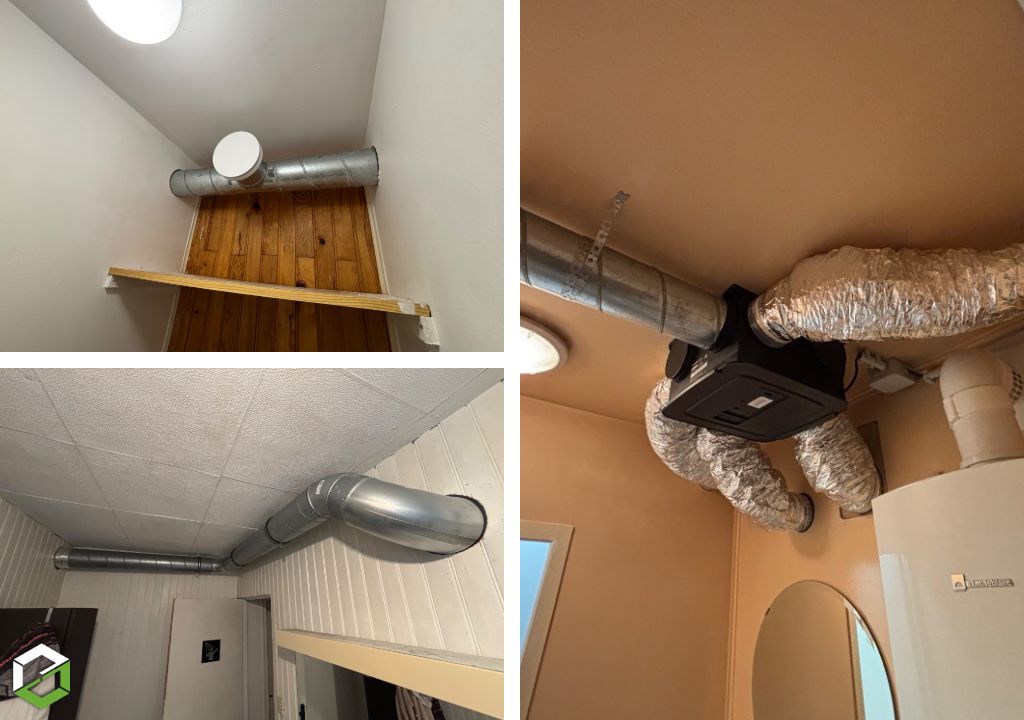 Consultez la chantier : installation d’une vmc hygroréglable renson healthbox go