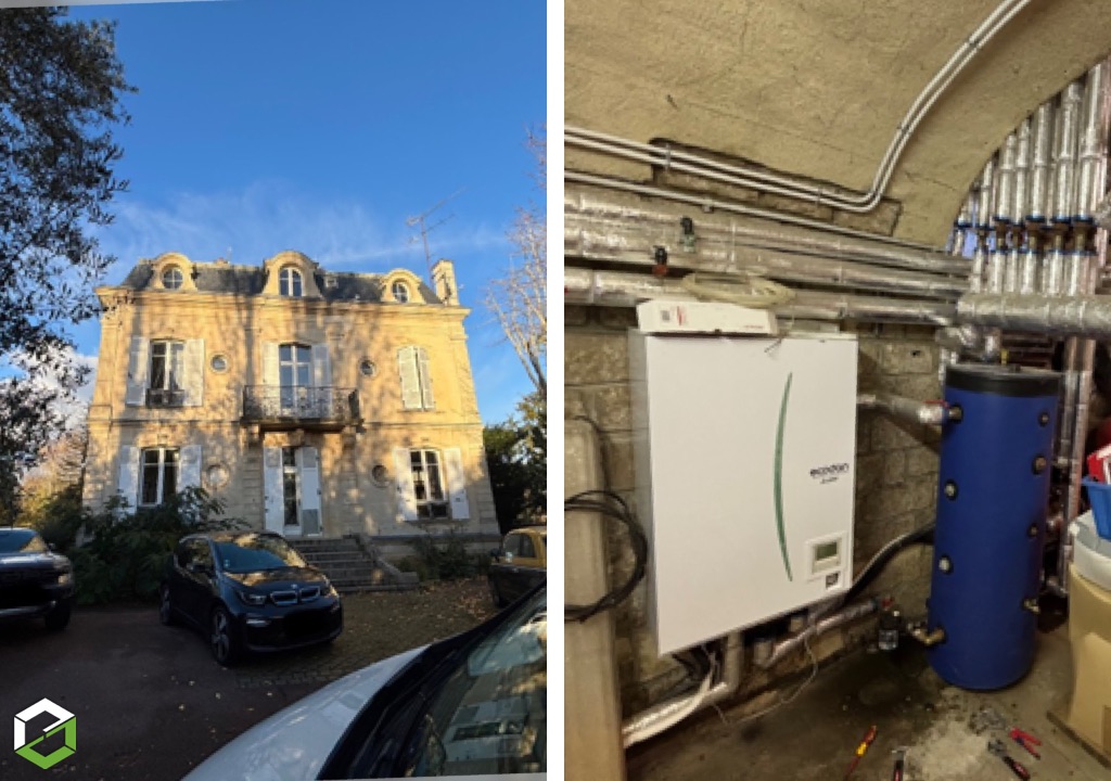 Consultez la chantier : intervention sur pac air-eau mitsubishi code erreur l9