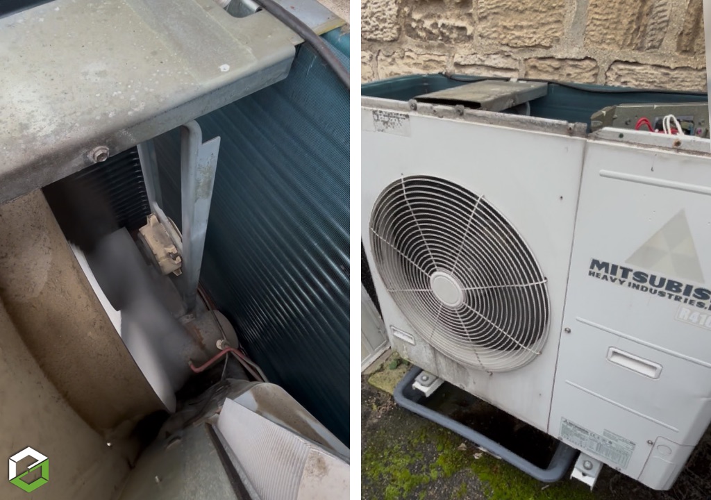 Consultez la chantier : depannage d’une pac air-eau mitsubishi 