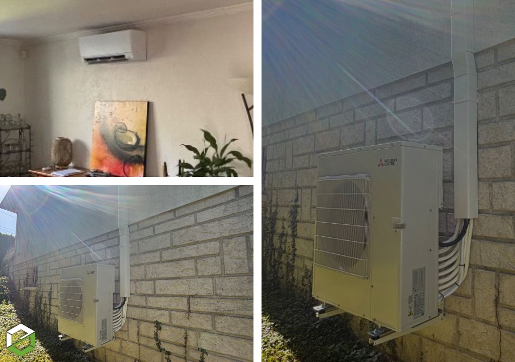​installation d’une pompe à chaleur air-air hyper heating 