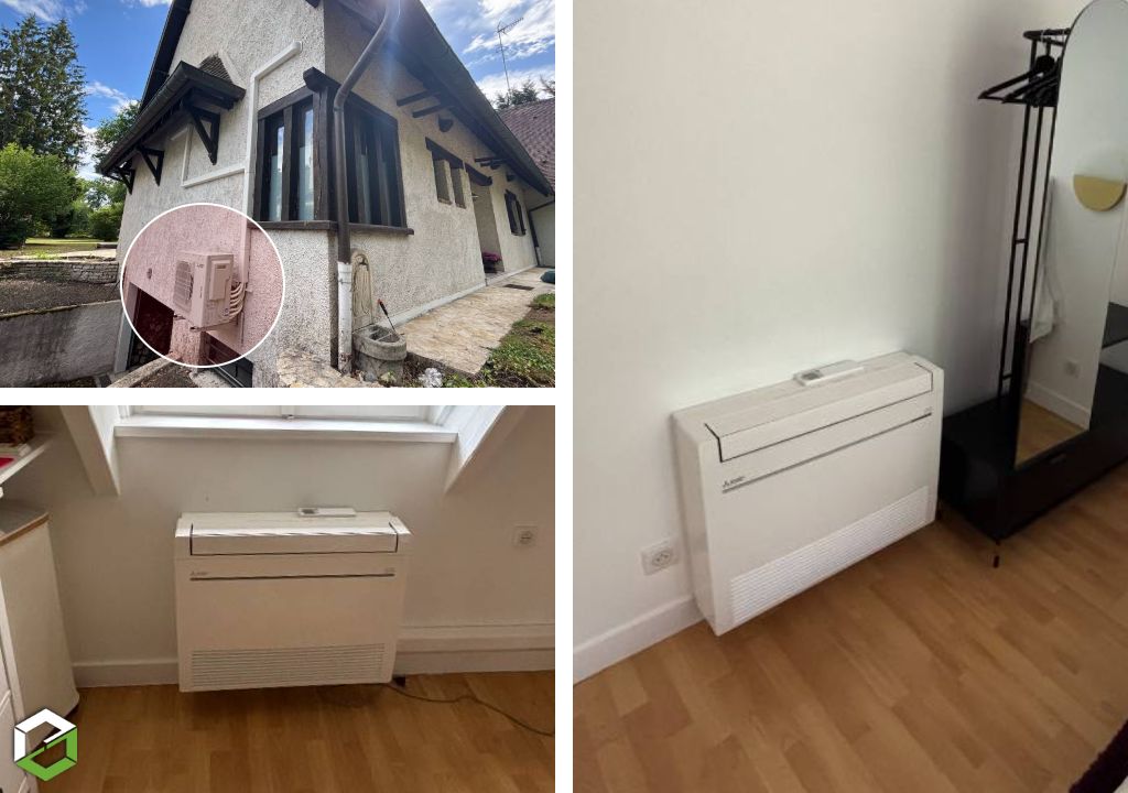 ​Complément d’installation de climatisation réversible dans une maison de 280 m²