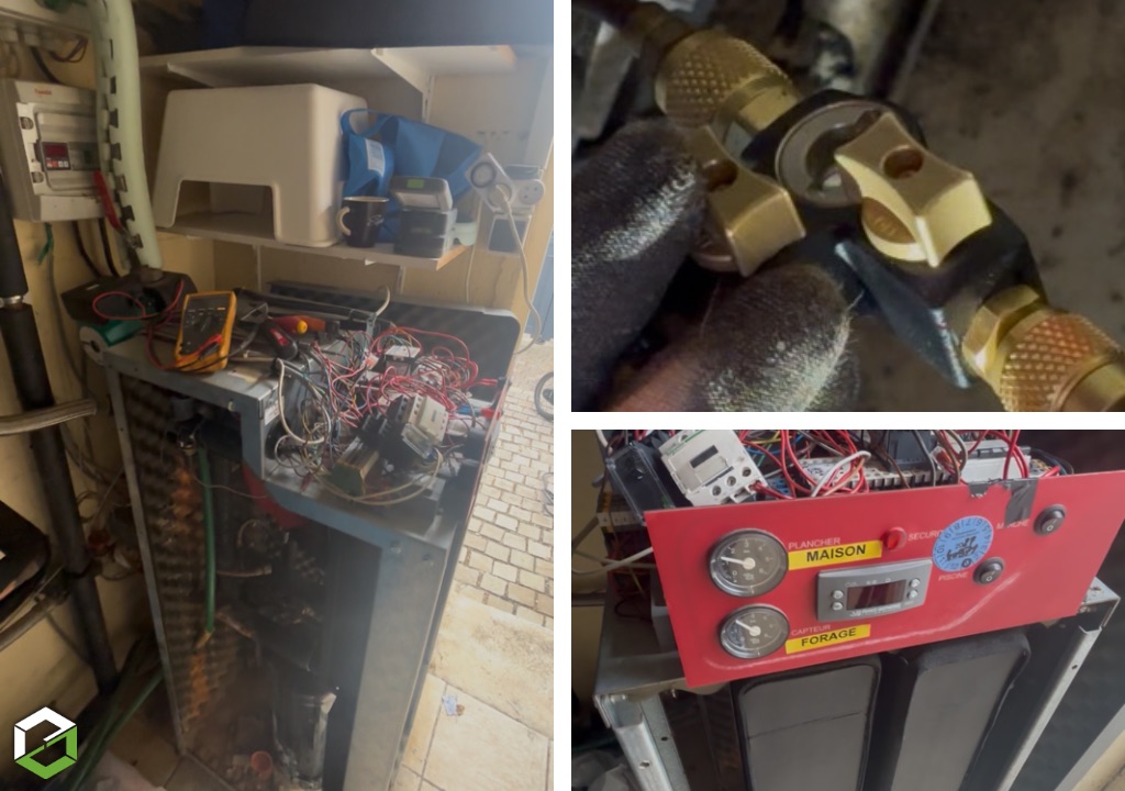Ets R-Elec Solutions chantier de du Chauffage Central à Beauvais