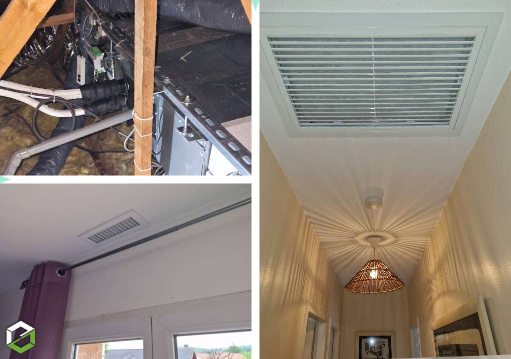Consultez la chantier : installation d'une climatisation reversible gainable bosch regulation koolnova
