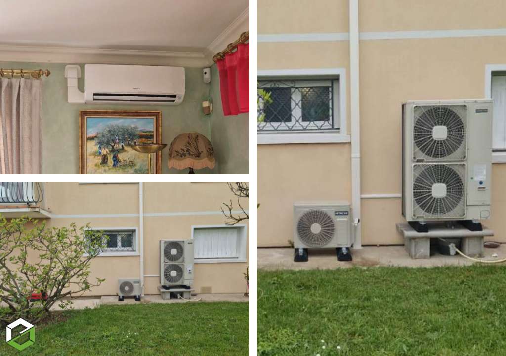 Consultez la chantier : installation de climatisation hitachi dans une maison - rge qualipac