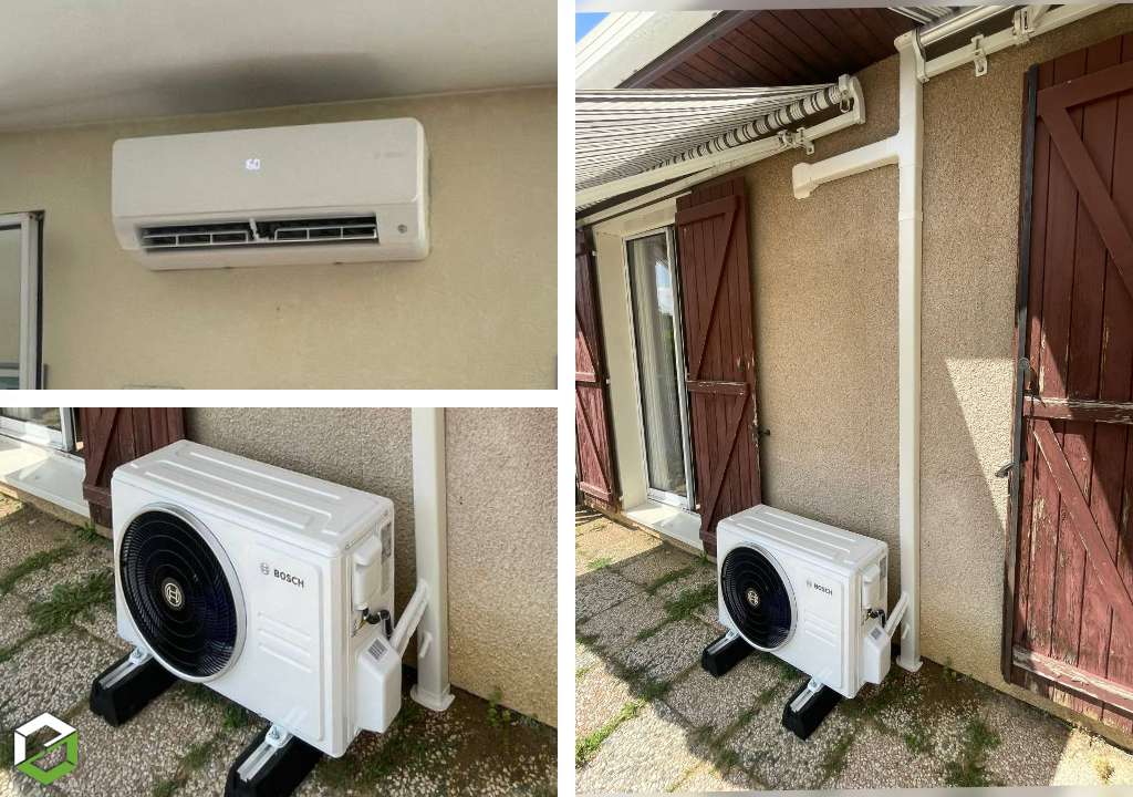 Consultez la chantier : installation d'une climatisation bosch dans une maison en isère - entreprise rge qualipac