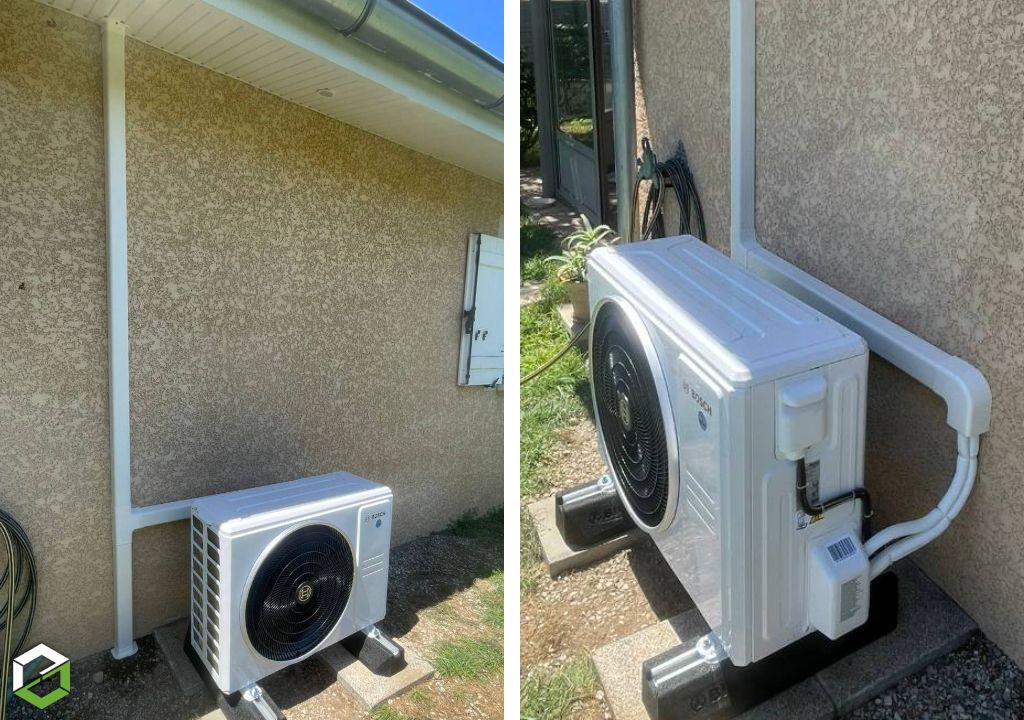 Installation d'une climatisation réversible BOSCH 6000i 5.3Kw