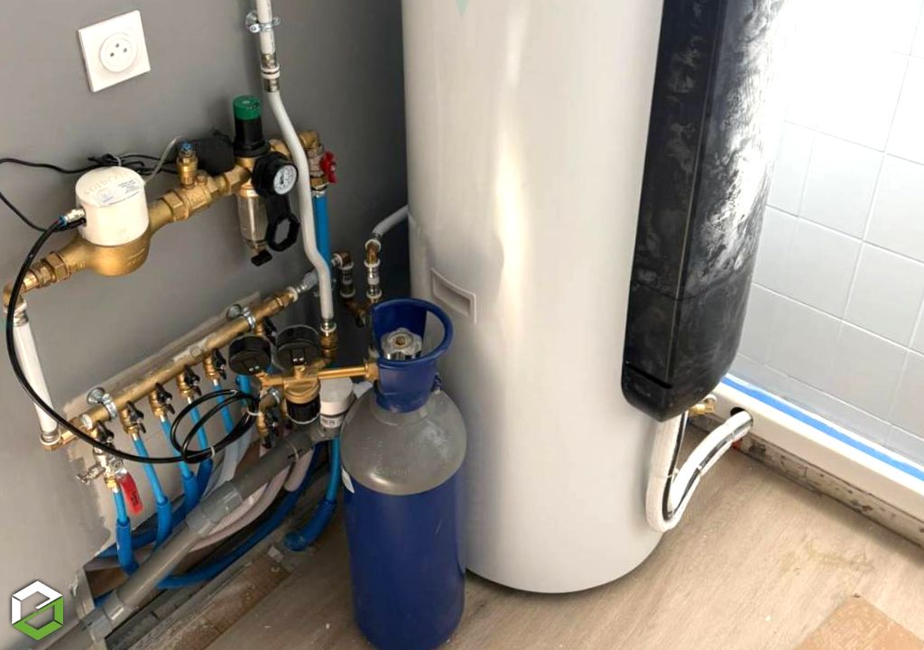 installation d'un solucalc dans une maison en rénovation