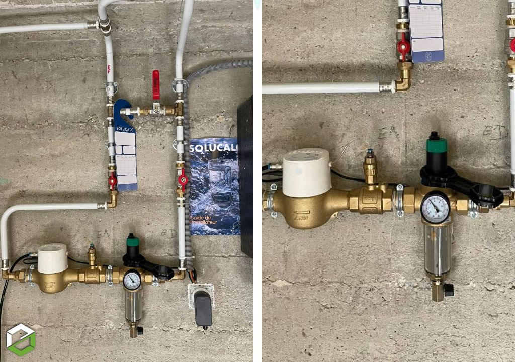 installation d’un adoucisseur au co₂ solucalc dans une maison en rénovation