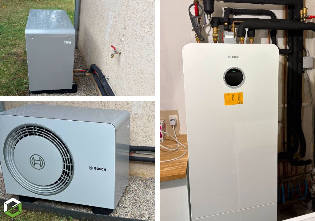 installateur pompe à chaleur bosch 5800 en remplacement gaz