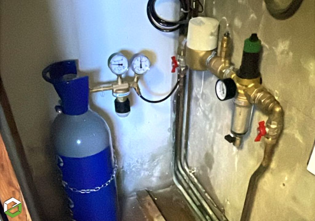 Installation d'un adoucisseur d'eau au CO² type SOLUCALC