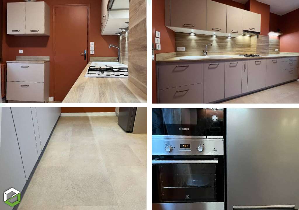 rénovation complète d'une cuisine