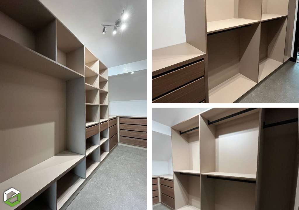 Réalisation d'un dressing sur mesure
