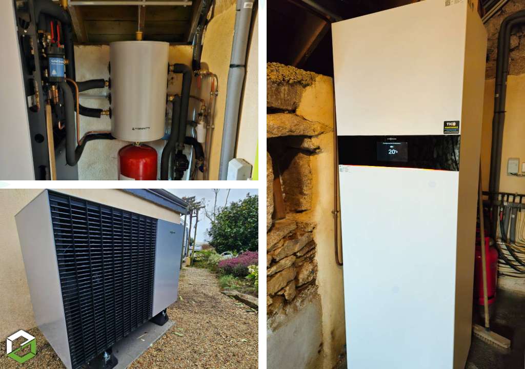 installation d'une pompe à chaleur viessmann vitocal 151a haute température en remplacement d'une chaudière fioul - rge qualipac